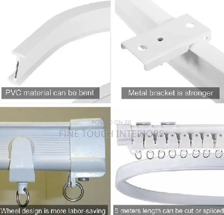 Bendable Curtain Rails – Easy Bend Flexible Window Rail