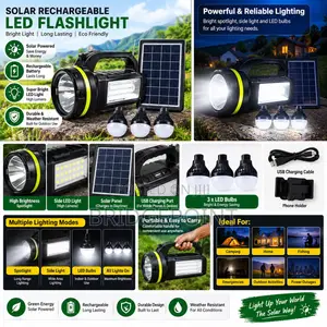 JSOT Lamp Portable High-Power Multi-Functional Solar Lighting System