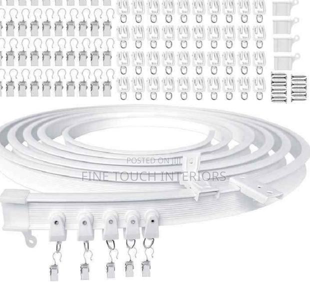 Bendable Curtain Rails – Flexible Bay Window Curtain Track