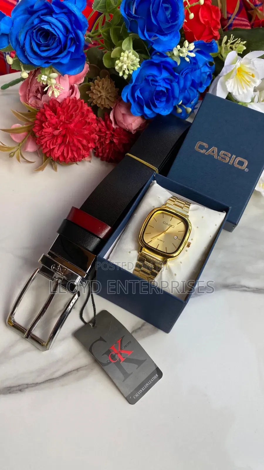 Casio Gents X Box X Double Sided Belt