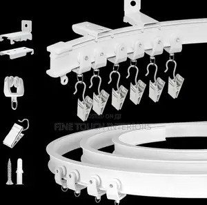 Bendable Curtain Rails – DIY 6 Meter Curved Curtain Rail System