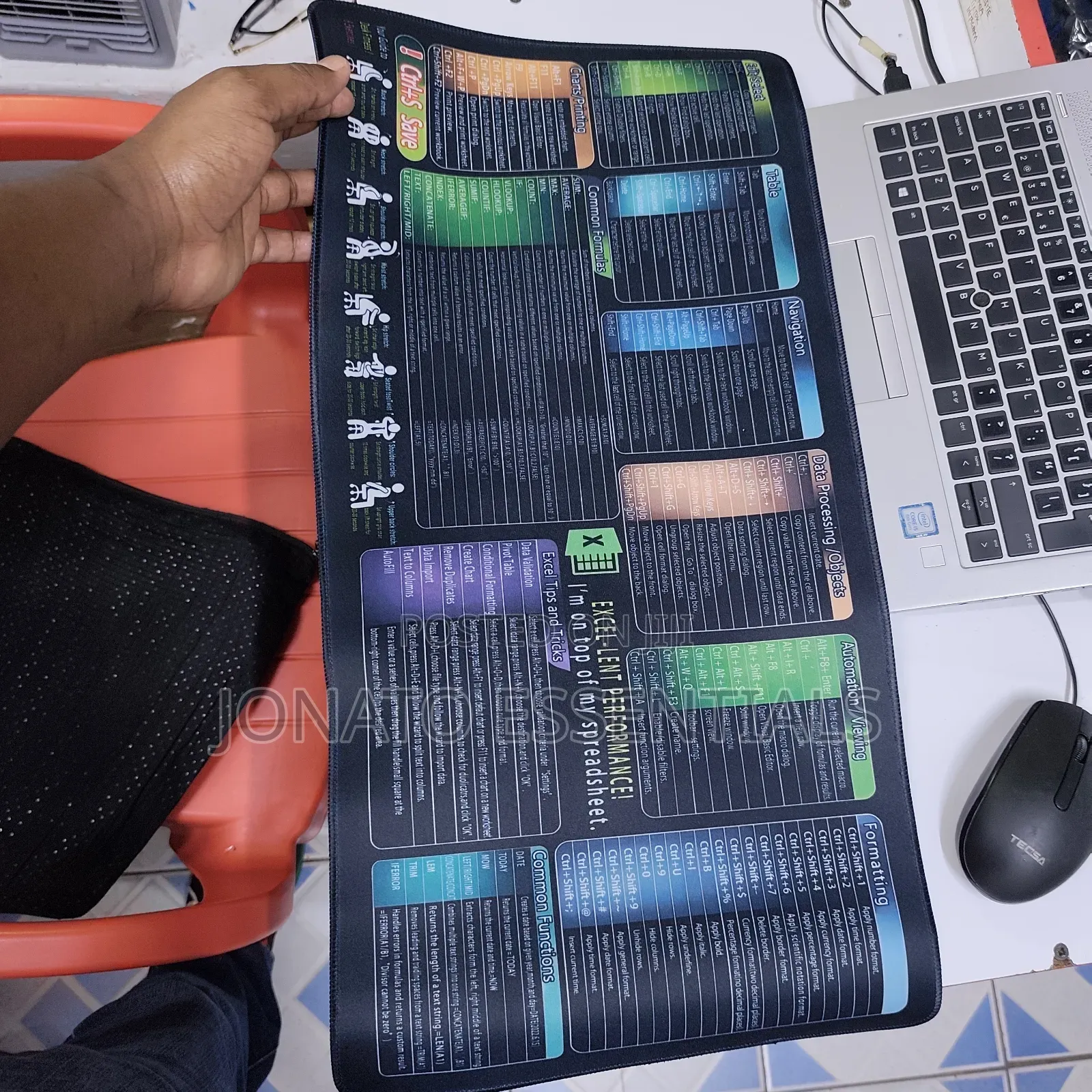 30x60cm Shortcuts Mouse Pad Non-Slip Desk Mat Office
