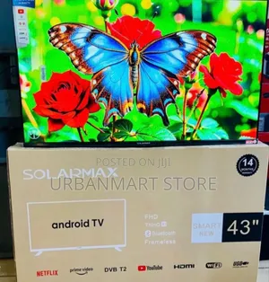 Solarmax 43 Inch Frameless Smart Android TV