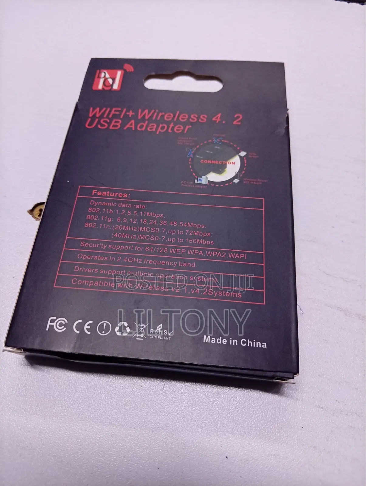 WiFi+wireless 4.2 USB Adapter