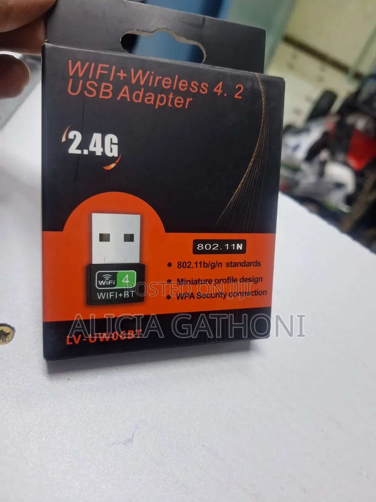 Wifi +Bluetooth 4.2 USB Adapter Dongle