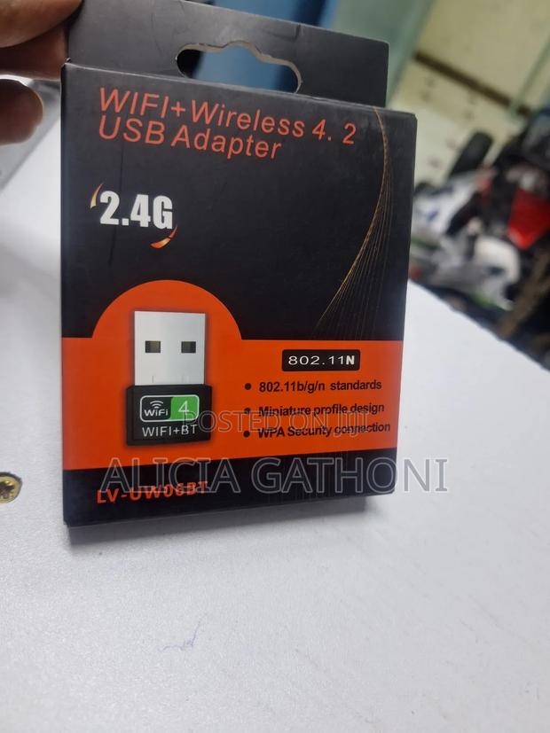 Wifi +Bluetooth 4.2 USB Adapter Dongle