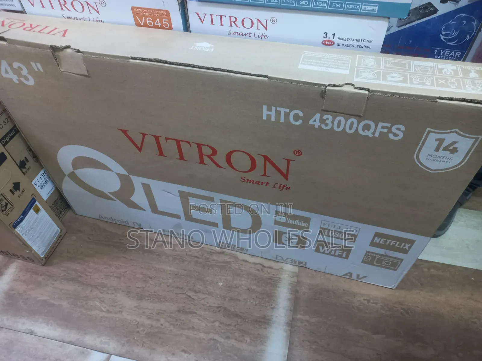 Vitron 43,frameless Qled