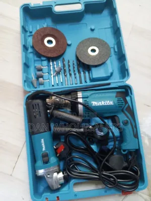 Makita Combo Angle Grinder Drill 2in1