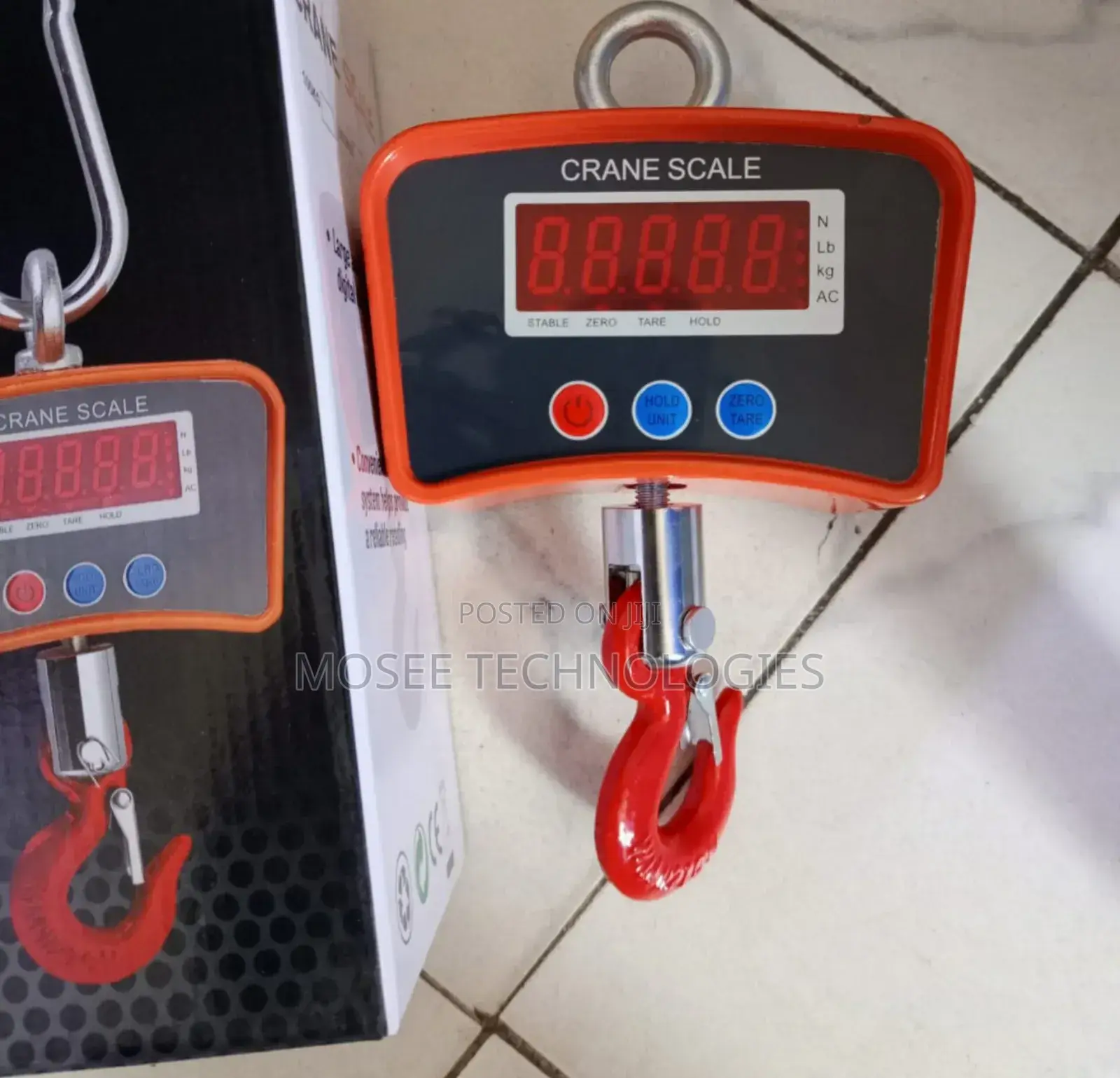 Heavy-Duty Digital Crane Scale
Description: 500kg