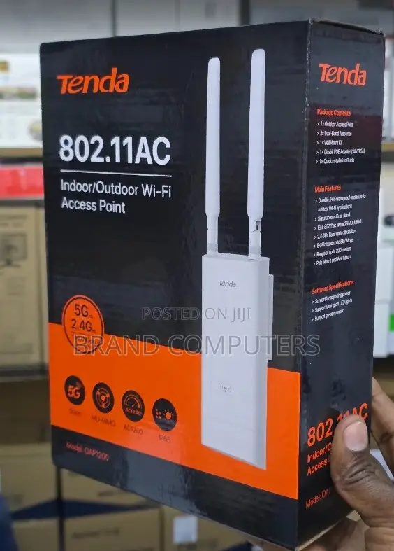 Tenda Oap1200 Indoor/Outdoor Gigabit Wireless Access Point