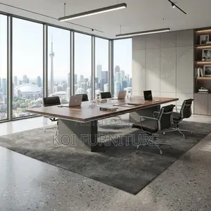 Boaardroom Table; 240CM Long Modern Executive Staff Commitee Table
