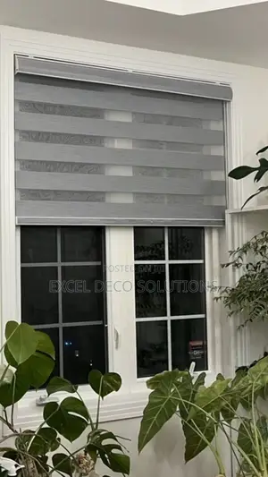 Modern Window Shades | Elegant Zebra Fabric Roller Blinds