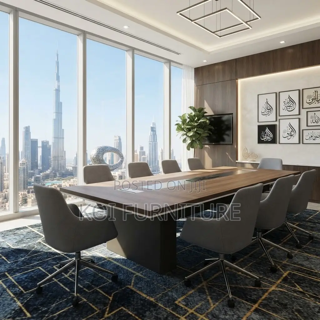Boaardroom Table; 240CM Long Modern Executive Staff Commitee Table
