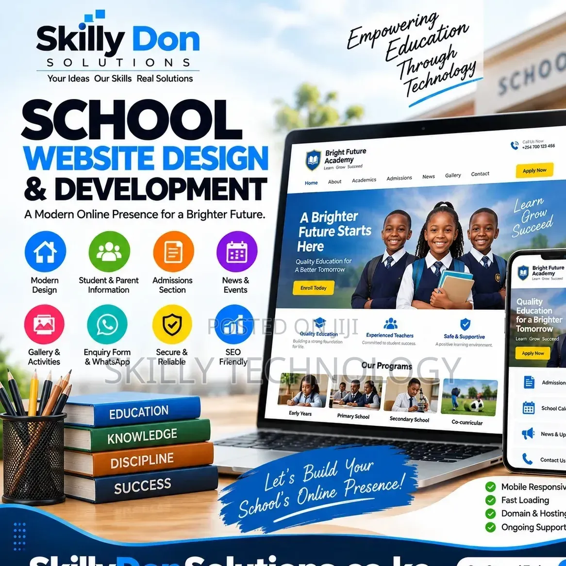 School Website Design Development Services in Kenya