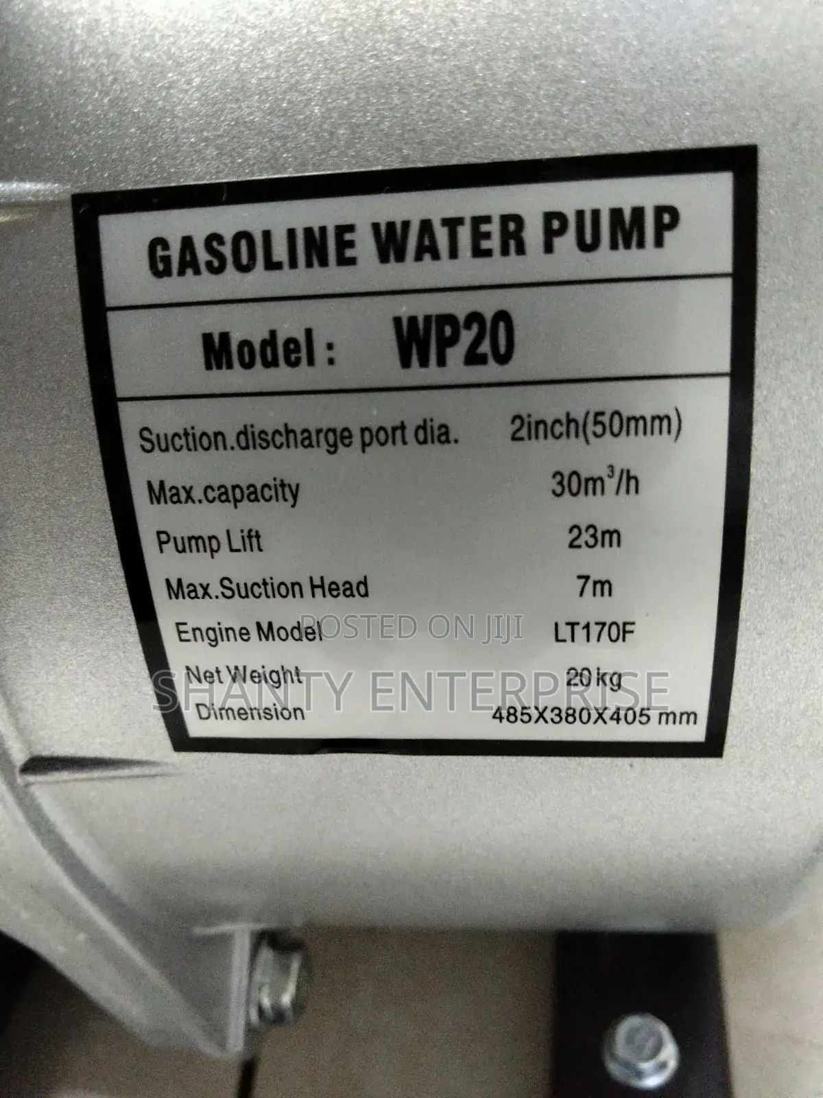 Pulsar Gasoline Water Pump 2"