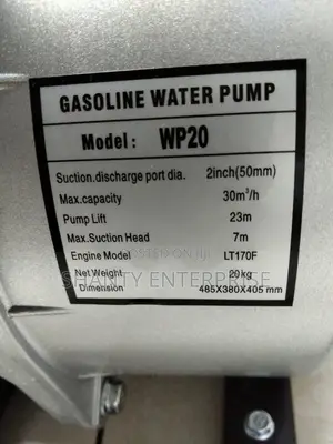 Pulsar Gasoline Water Pump 2"