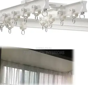 Bendable 6meter Curtain Rails – Flexible L-Shaped Curtain Track