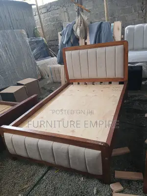 4x6 Mocket Upholstered Bed Frame