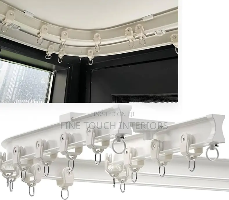 Bendable Curtain Rails – Flexible Arch Window Curtain Rail