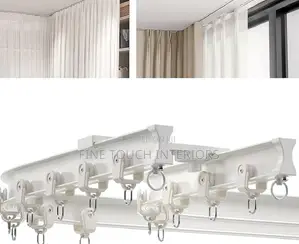 Bendable Curtain Rails – Flexible Arch Window Curtain Rail