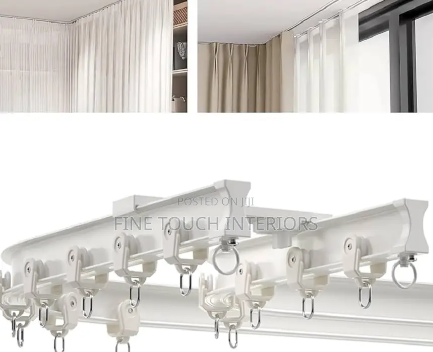 Bendable Curtain Rails – Flexible Arch Window Curtain Rail