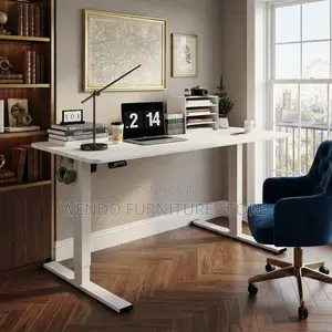 Office Desk; Electric Powered 120CM Modern Height Standing Desk