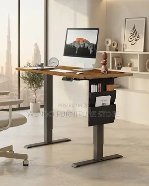 Office Desk; Electric Powered 120CM Modern Height Standing Desk