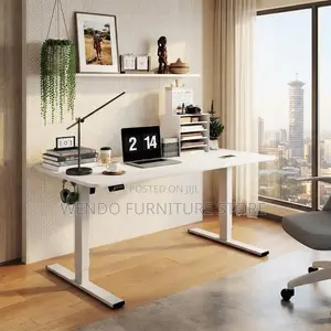 Office Desk; Electric Powered 120CM Modern Height Standing Desk