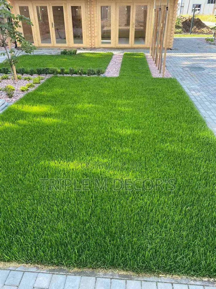 High-End Villa Compound Synthetic Lawn Grass