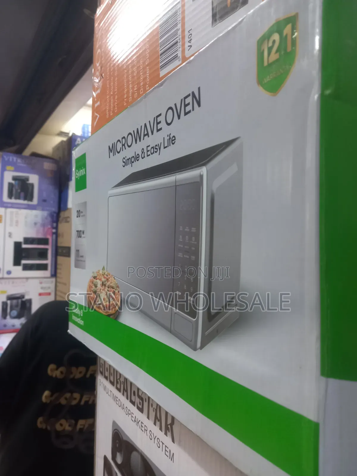 Syinix Digital Microwave Silver