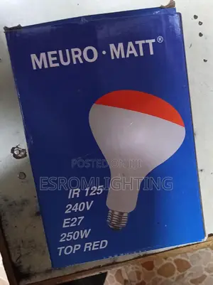 250w Meuro-Matt Infrared Heat Lamp Chicken Bulb