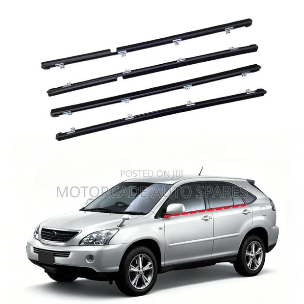 Toyota Harrier 240 RX 330 2003-2013 Weather Strips Chrome