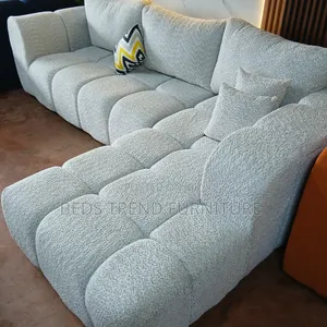 Milky White Bubble L Shaped Seat
