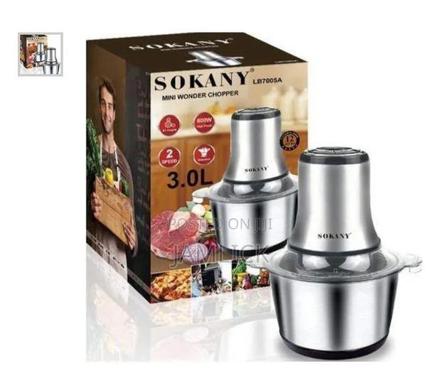 Sokany 3l Chopper With Stainless Steel Bowl –Js