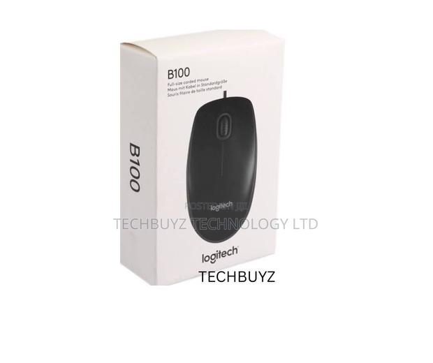 Logitech B100 USB Optical Mouse - 910-003357