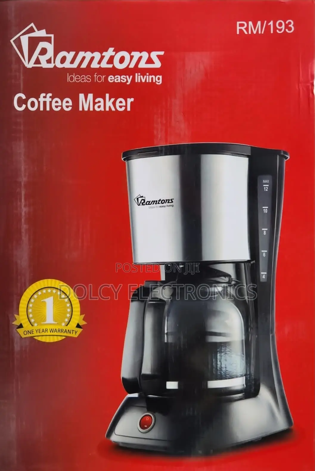 Ramtons Coffee Maker RM193
