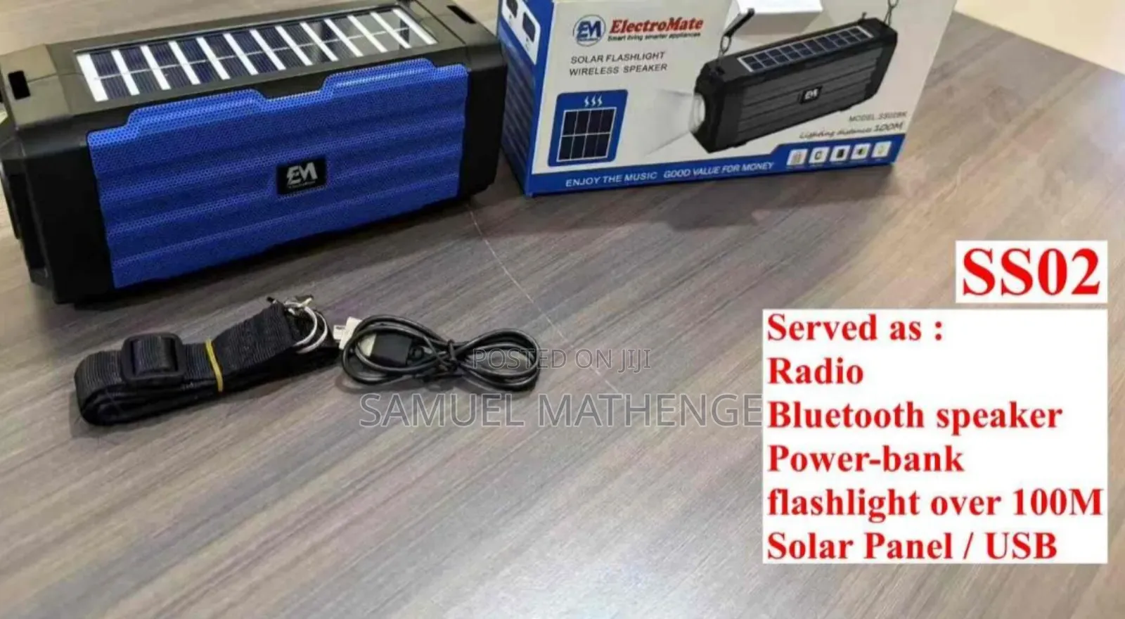 ElectroMate Portable Wireless Bluetooth Robot Speaker