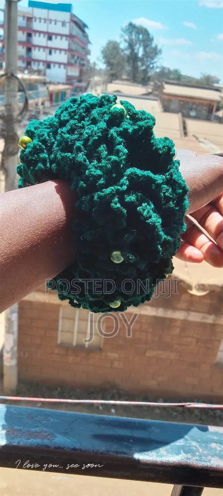 Handmade Crochet Scrunchie