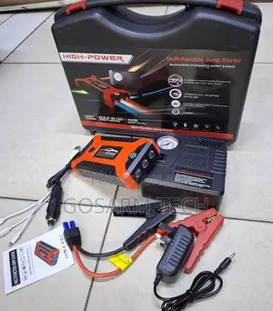 Portable Car Battery Jump Starter – Powerful 12V Emergency Booster