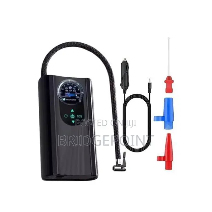 12V Portable Tire Inflator Air Compressor 150PSI 120W Car Air Pump