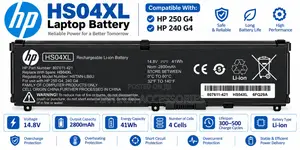 HP HS04XL Laptop Battery for 250 G4 240 G4 –4 Cell Replacement Battery