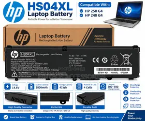HP HS04XL Laptop Battery for 250 G4 240 G4 –4 Cell Replacement Battery