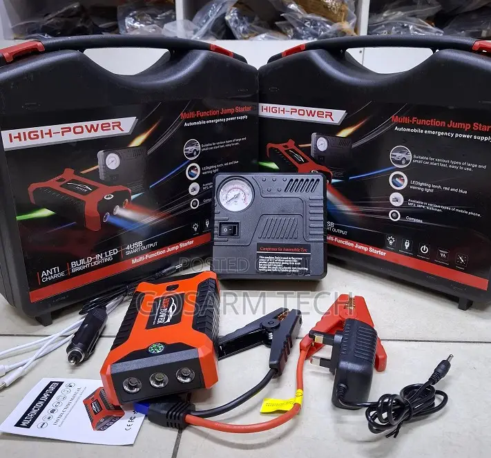 High Performance Portable Battery Jump Starter for Vehicles