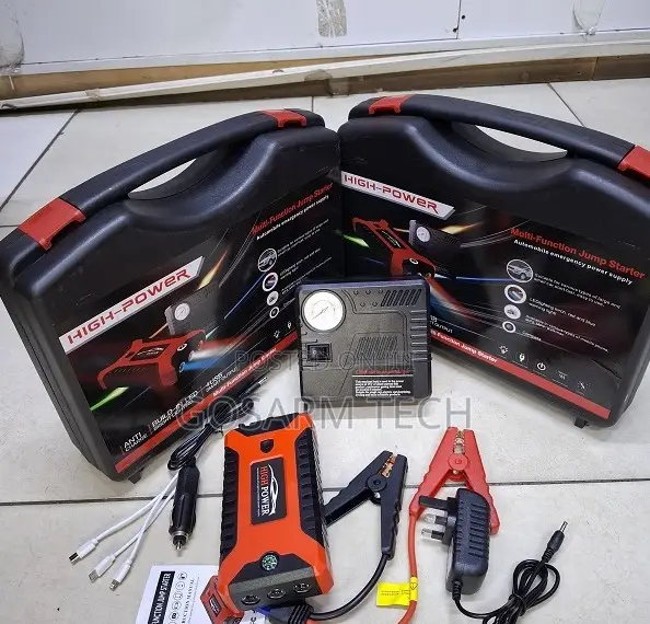 Car Jump Starter Power Bank Battery Booster Emergency Kit
