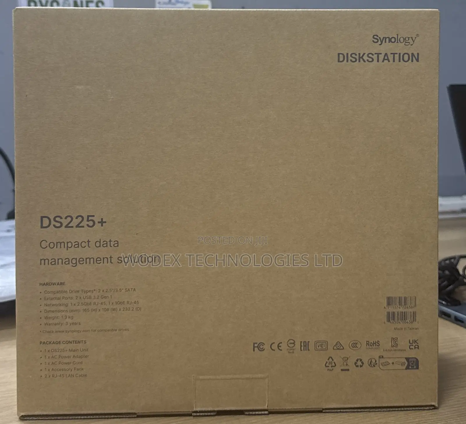Synology DiskStation DS225+ 2-Bay NAS Enclosure