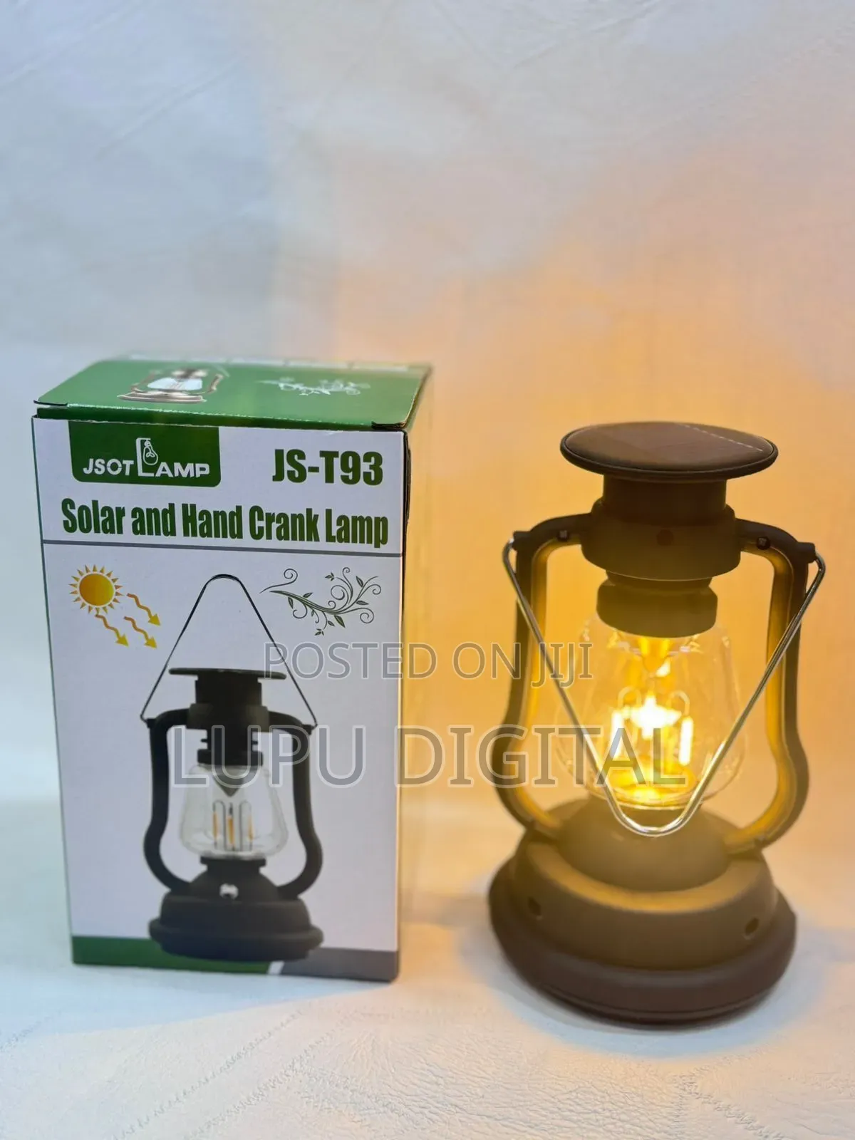 JS-T93 Solar and Hand Crank Lamp Lantern