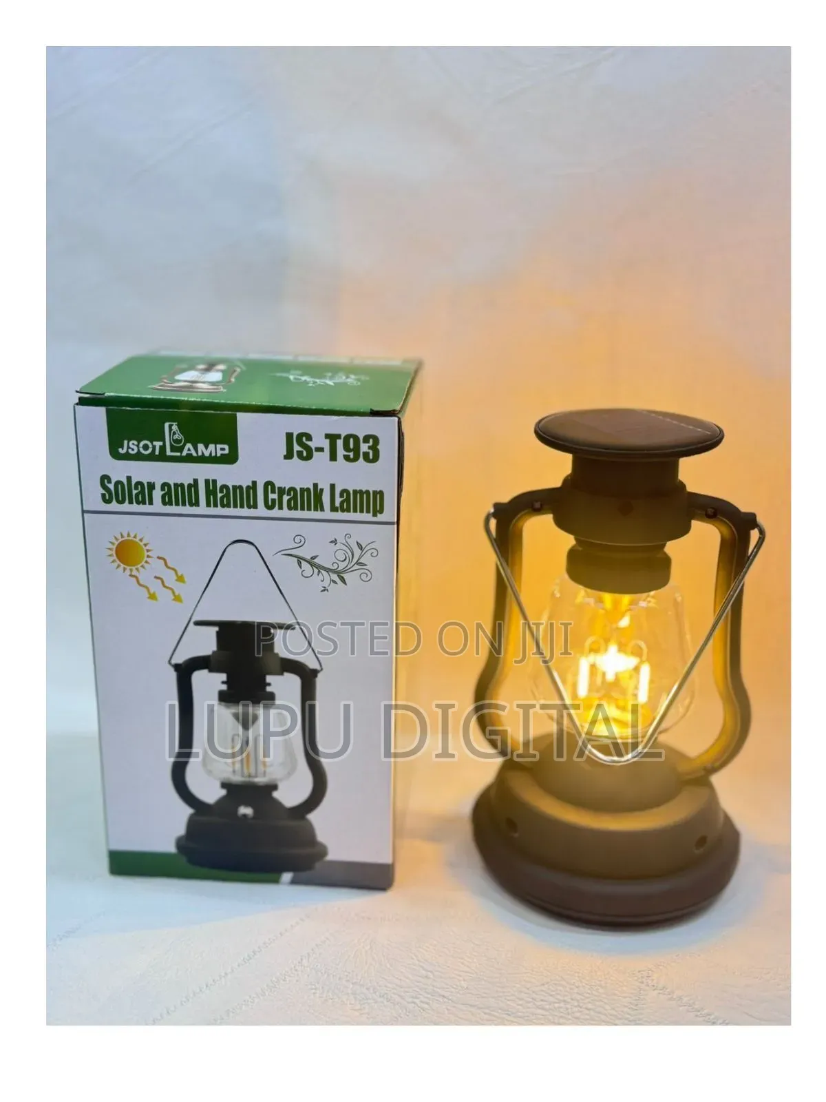 JS-T93 Solar and Hand Crank Lamp Lantern