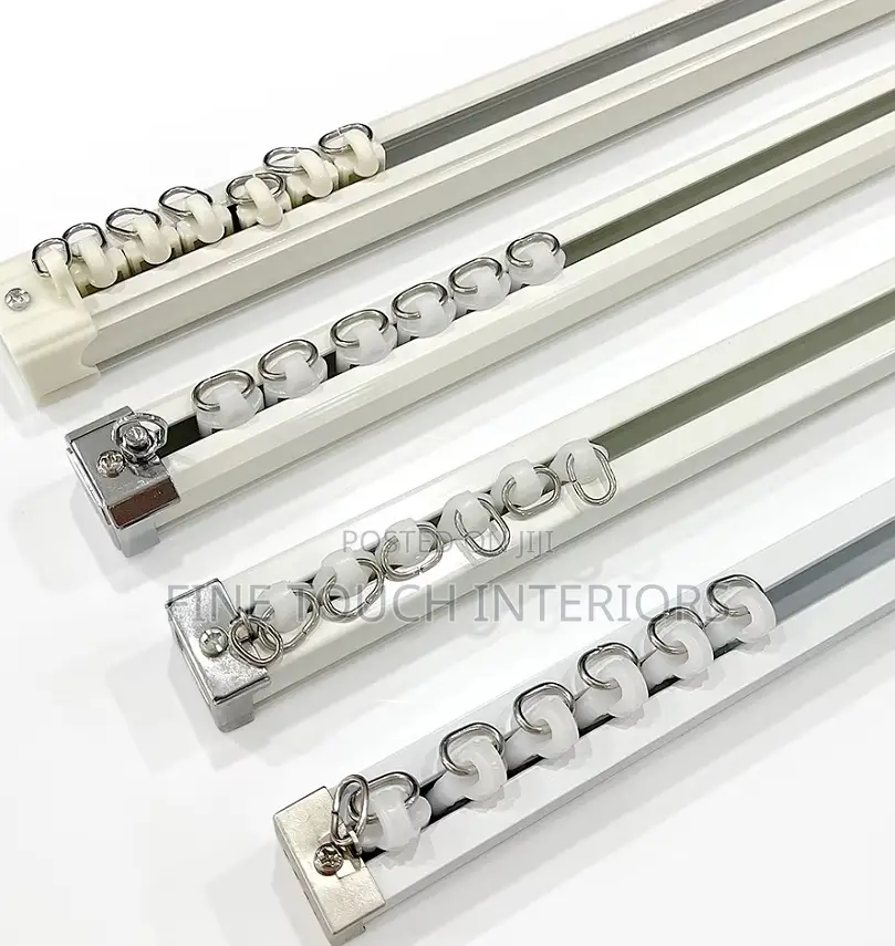 Straight Curtain Rails – Strong Metal Curtain Track