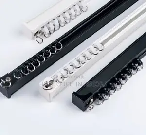 Straight Curtain Rails – Strong Metal Curtain Track