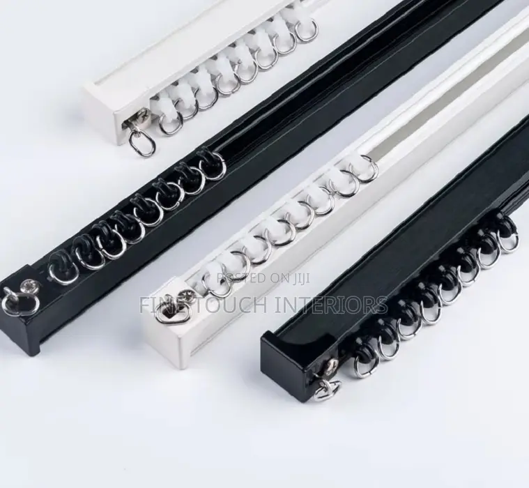 Straight Curtain Rails – Strong Metal Curtain Track